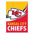 Kansas City Chiefs Burlap Flag GDN Size