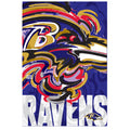 Baltimore Ravens Justin Patten Logo Suede Garden Flag