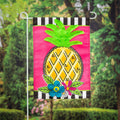 Bright Pineapple Garden Applique Flag