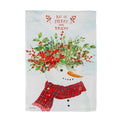 All is Merry and Bright Suede House Flag