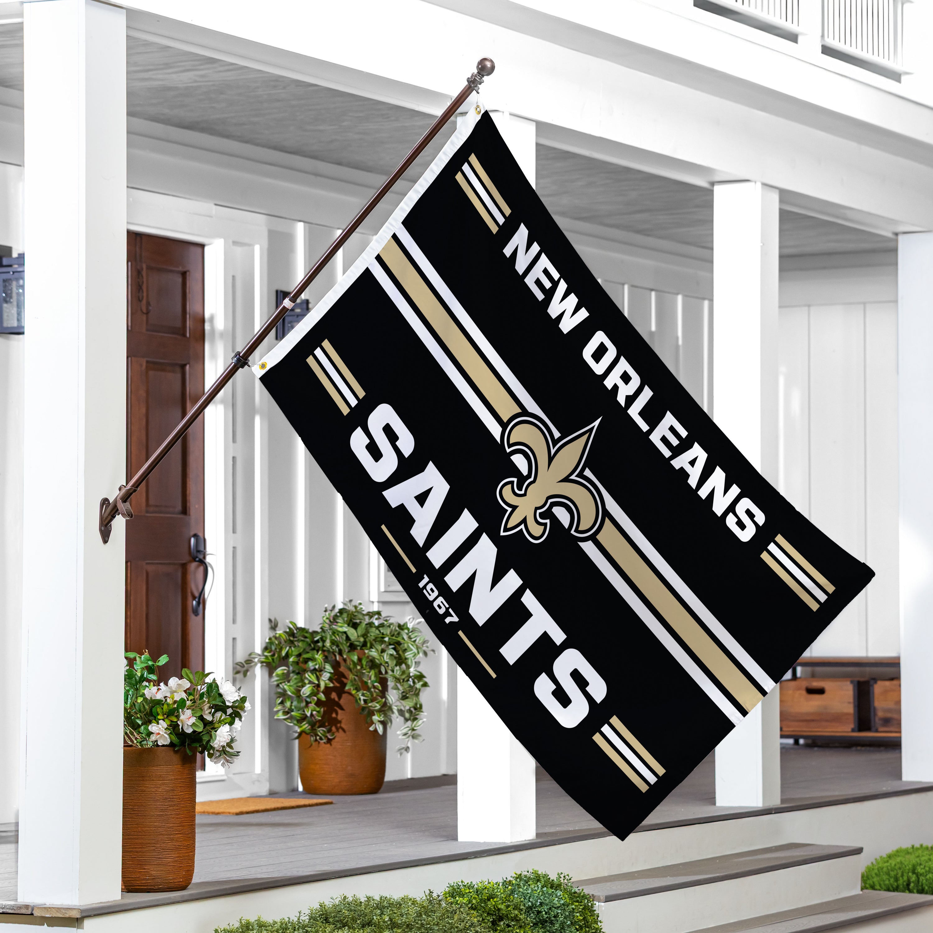 New Orleans Saints Single Sided Estate Flag with 2 Grommets, 3'x5'