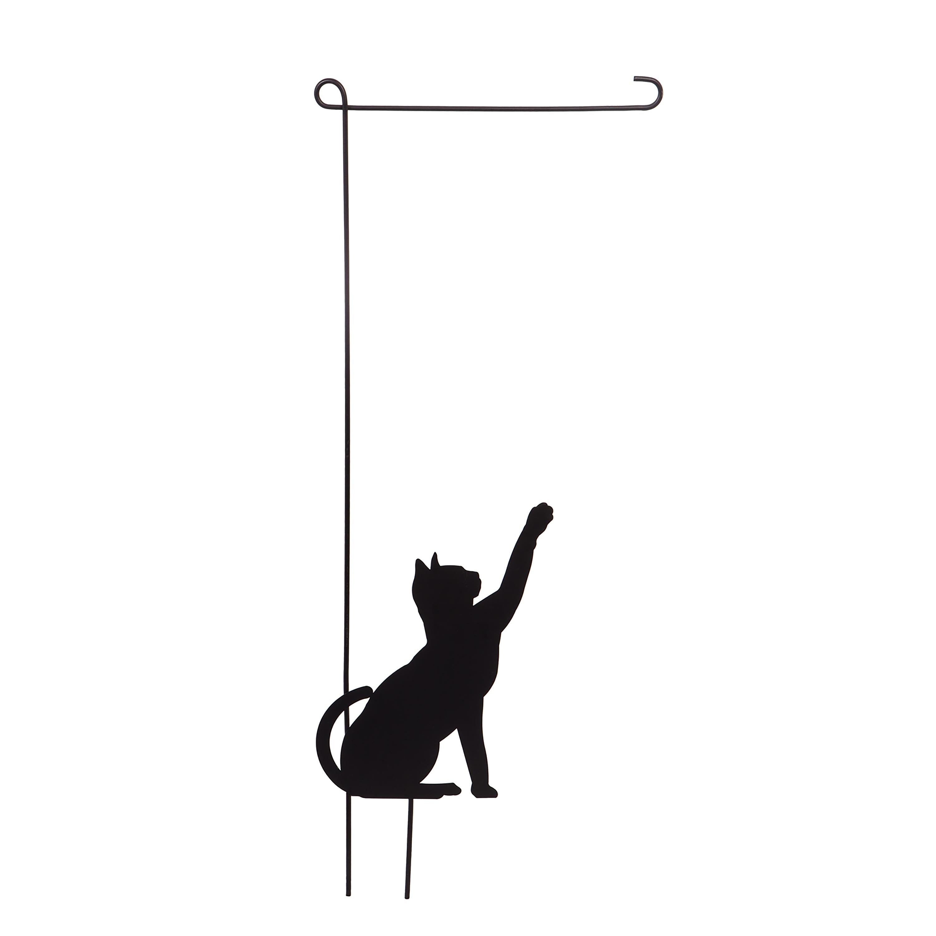 Decorative Garden Flag Stands, Cat
