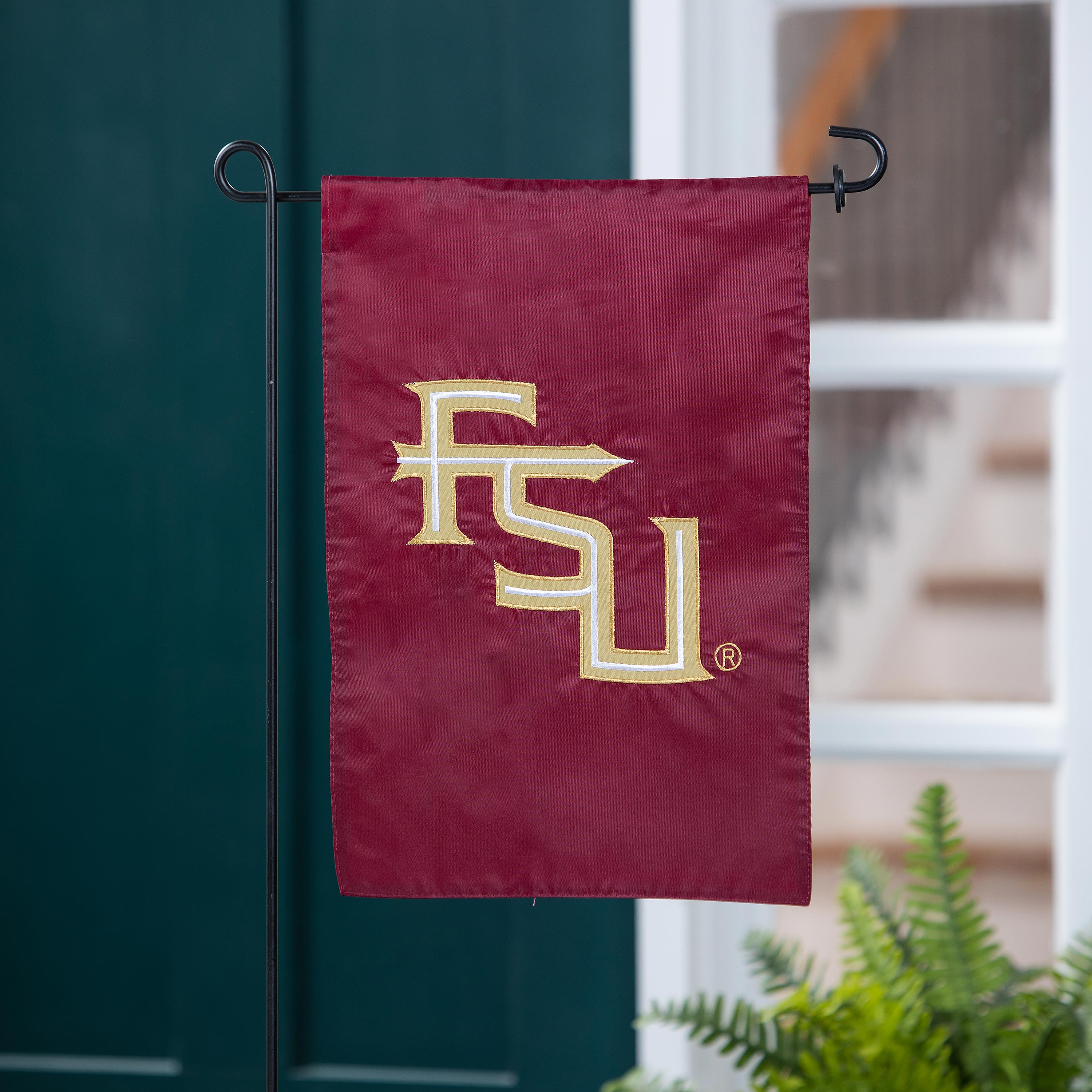 Florida State University Applique Garden Flag