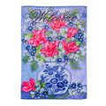 Early Azaleas Suede House Flag