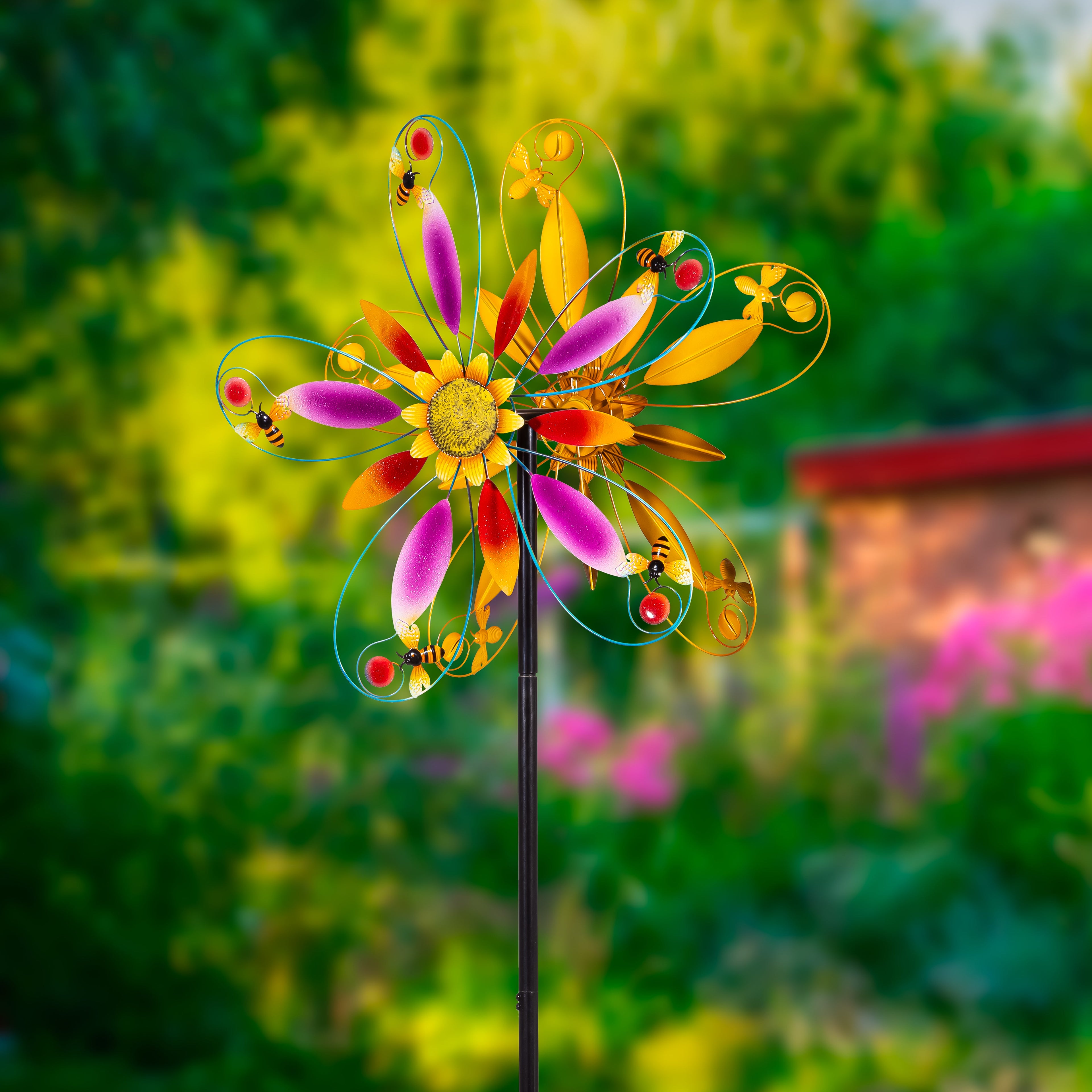 Enchanted Blossom Wind Spinner 74"H