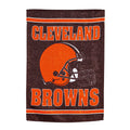 Cleveland Browns Embossed Suede House Flag