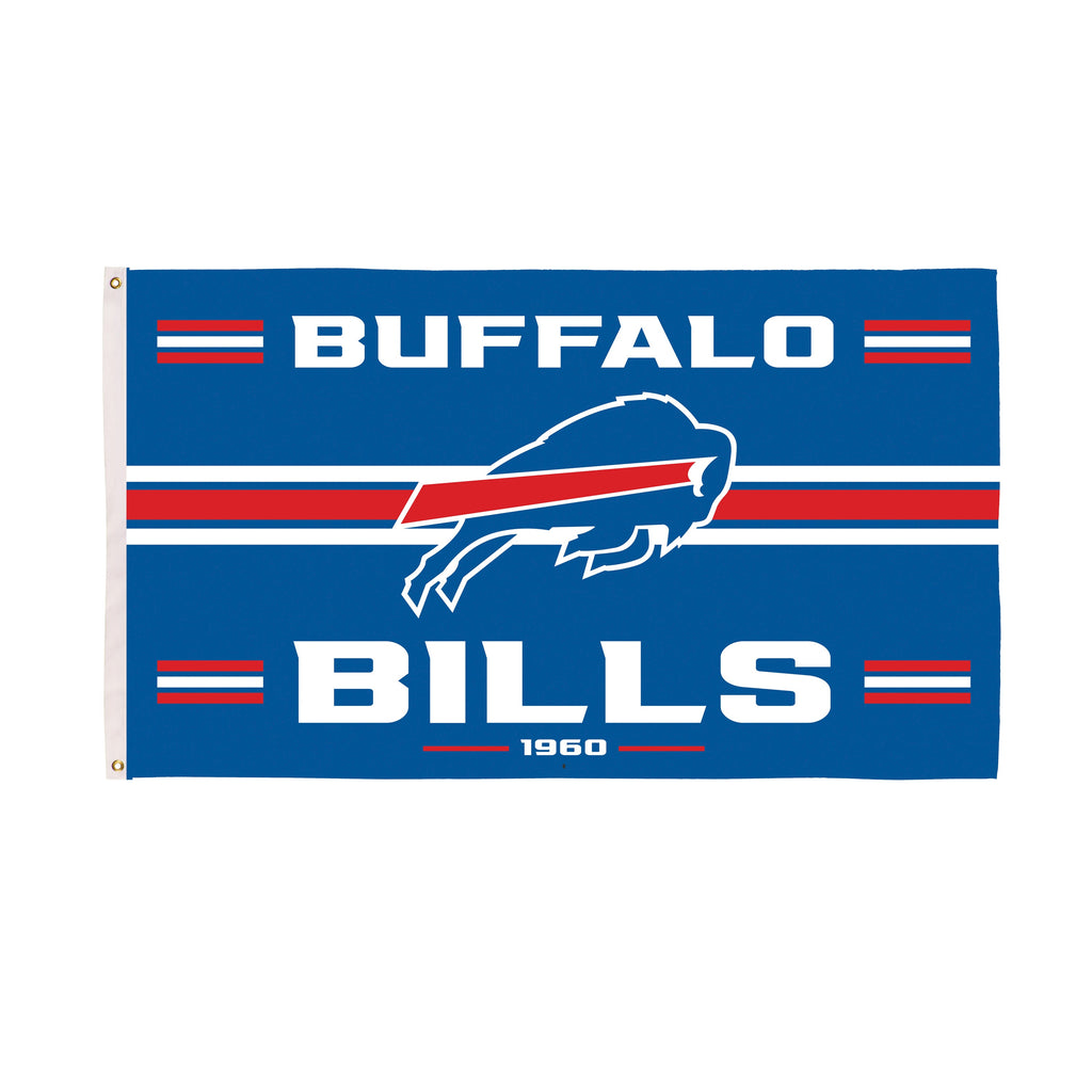 Buffalo Bills Single Sided Estate Flag with 2 Grommets, 3'x5'