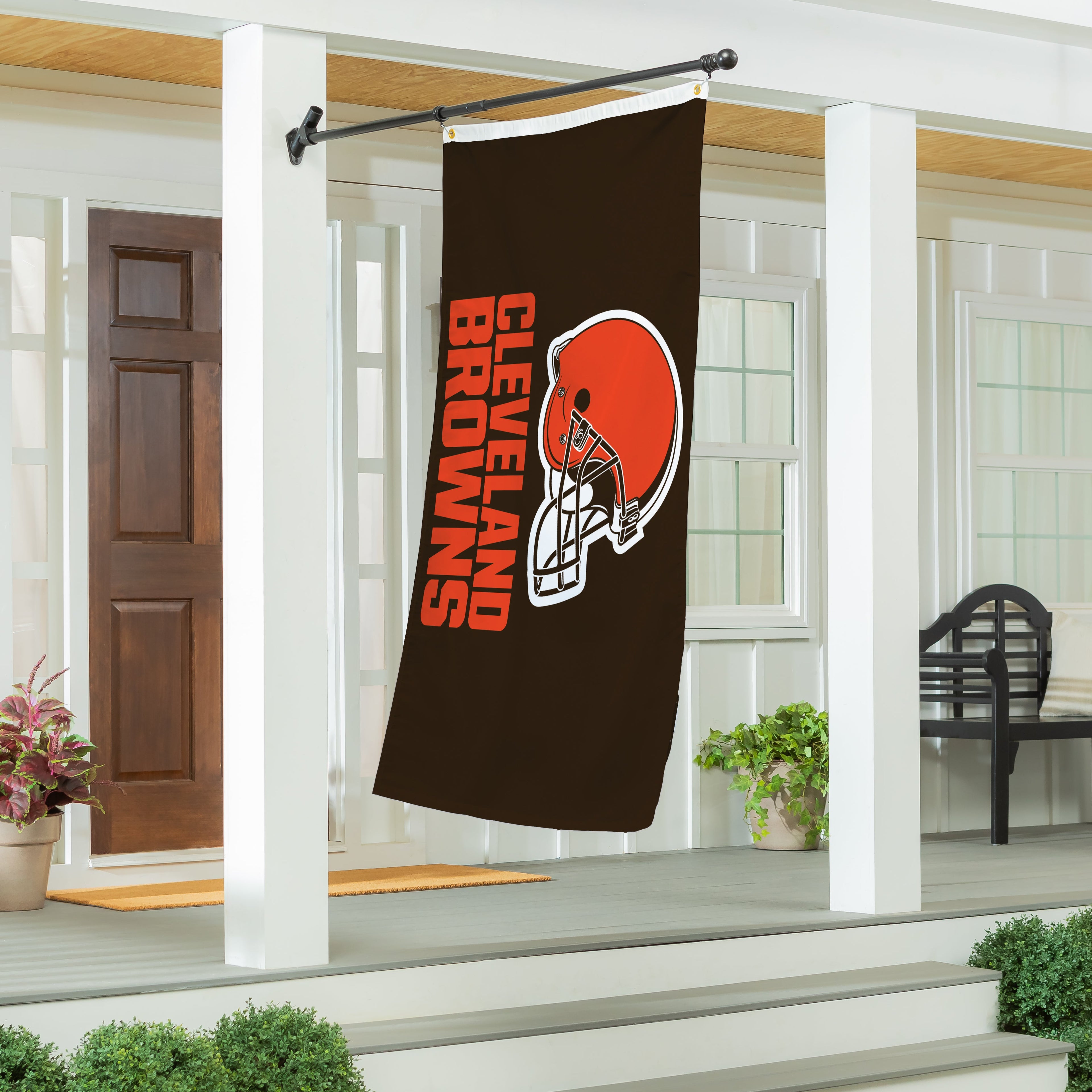 Cleveland Browns Single Sided Flag w/ 2 Grommets, 3'x5'