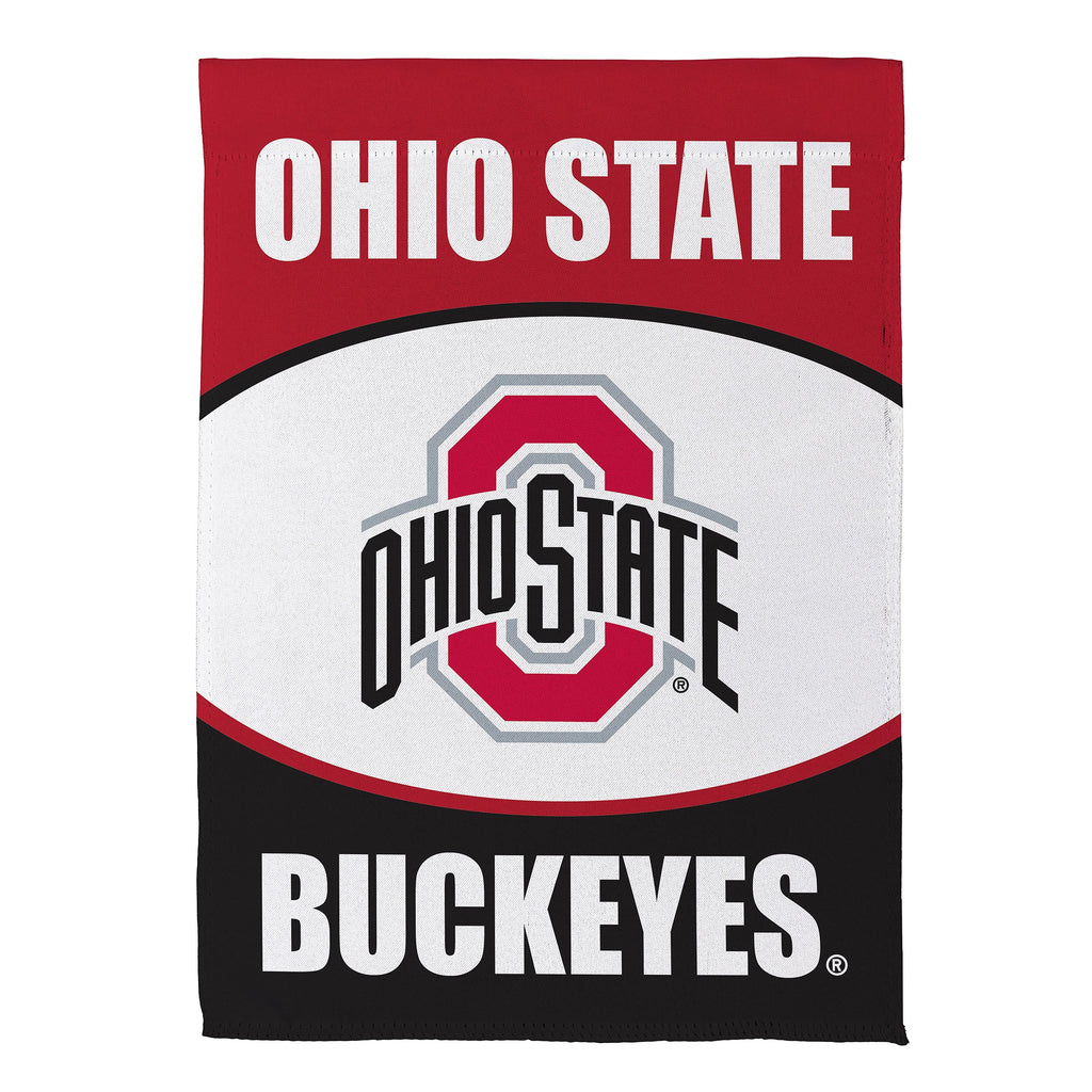 Ohio State University Suede Garden Flag
