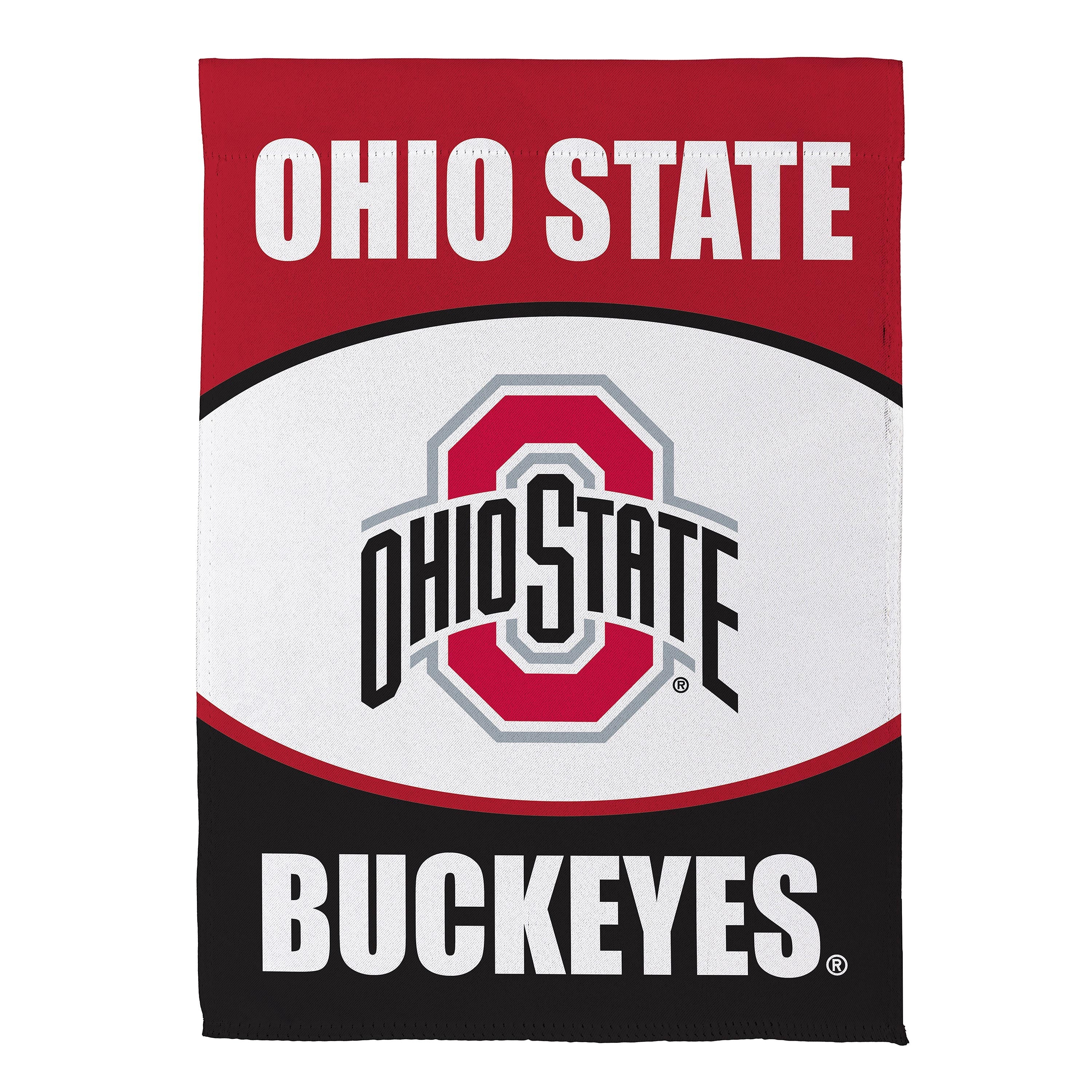 Ohio State University Suede Garden Flag