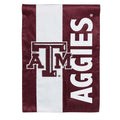 Double-Sided Embellished NCAA College Team Pride Applique House Flag, Texas A&M