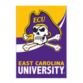 East Carolina University Burlap Flag House Size