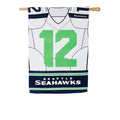 Flag, DS Suede, Foil, Reg, Jersey, Seattle Seahawks