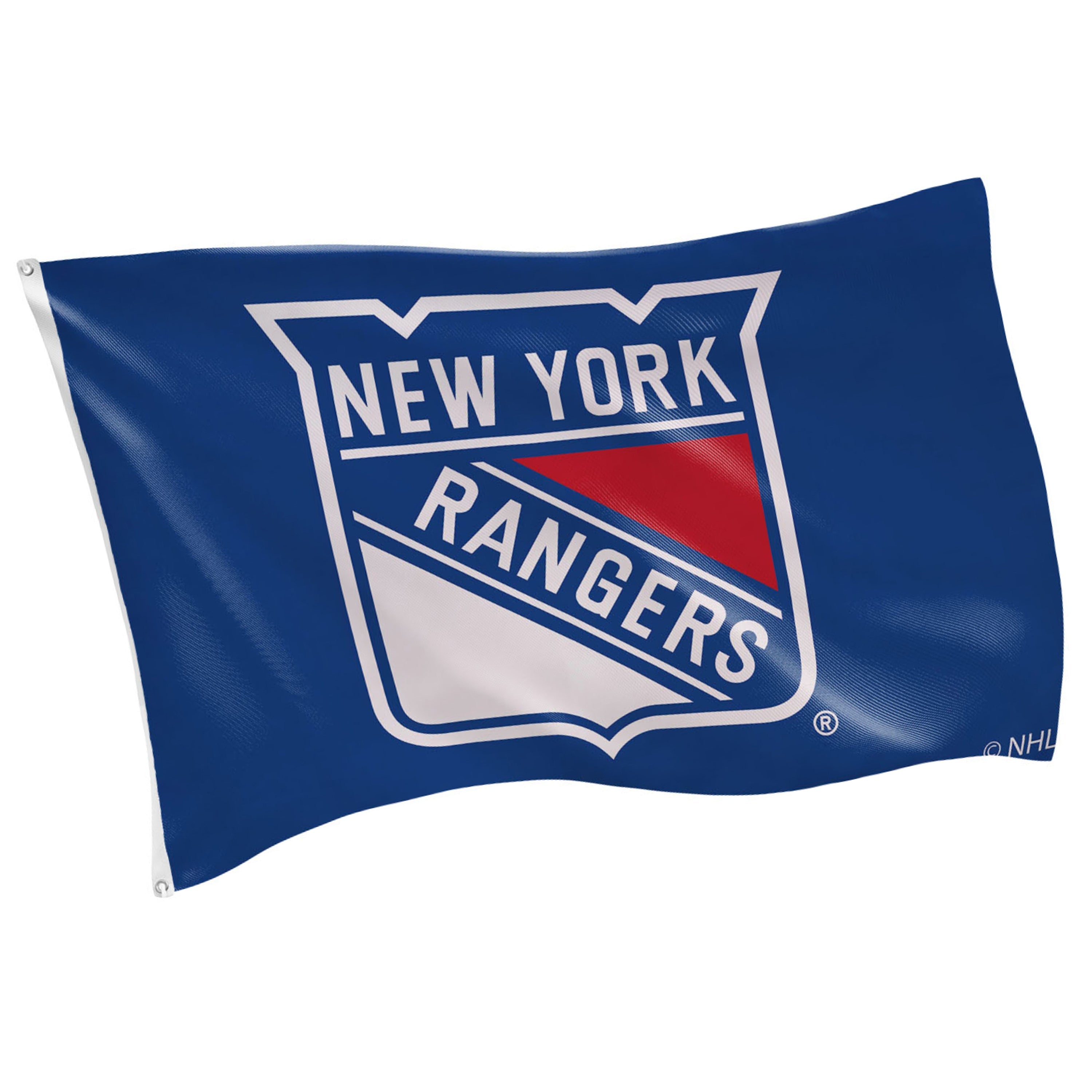 New York Rangers Single Sided Flag with 2 Grommets, 3'x5'