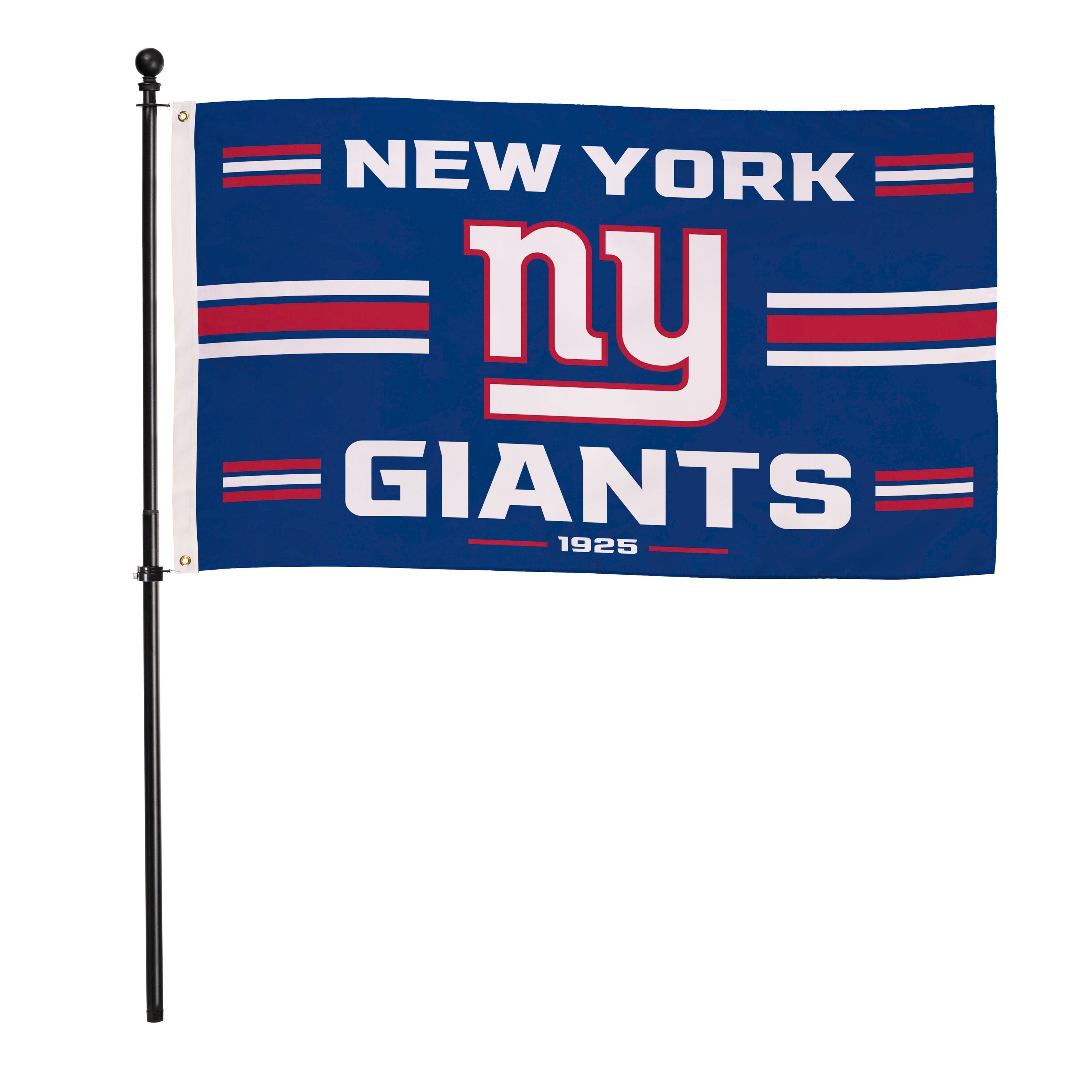 New York Giants Single Sided Flag with 2 Grommets, 3'x5'