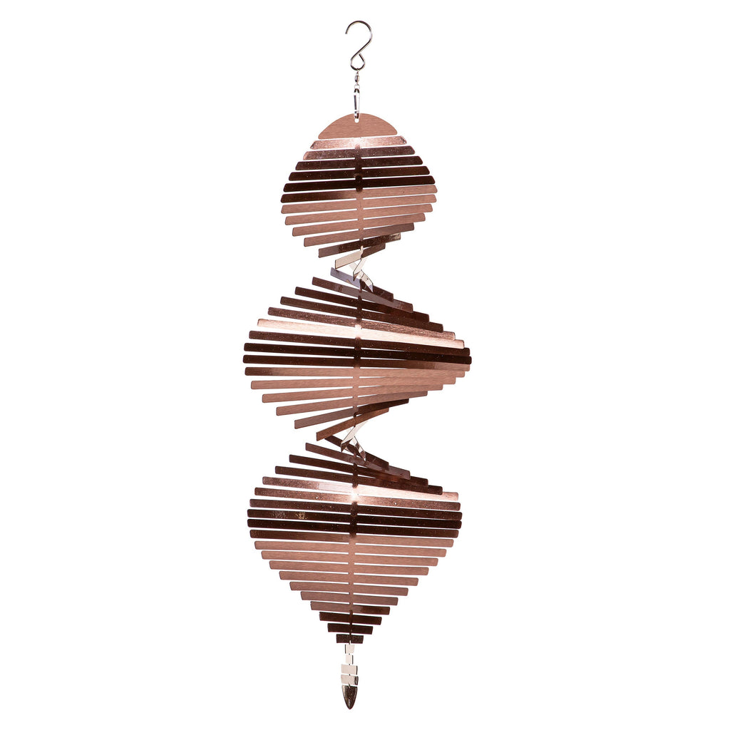 VivaStyle Windspinner, Copper Stainless Steel Illusion Spinner, 20"H