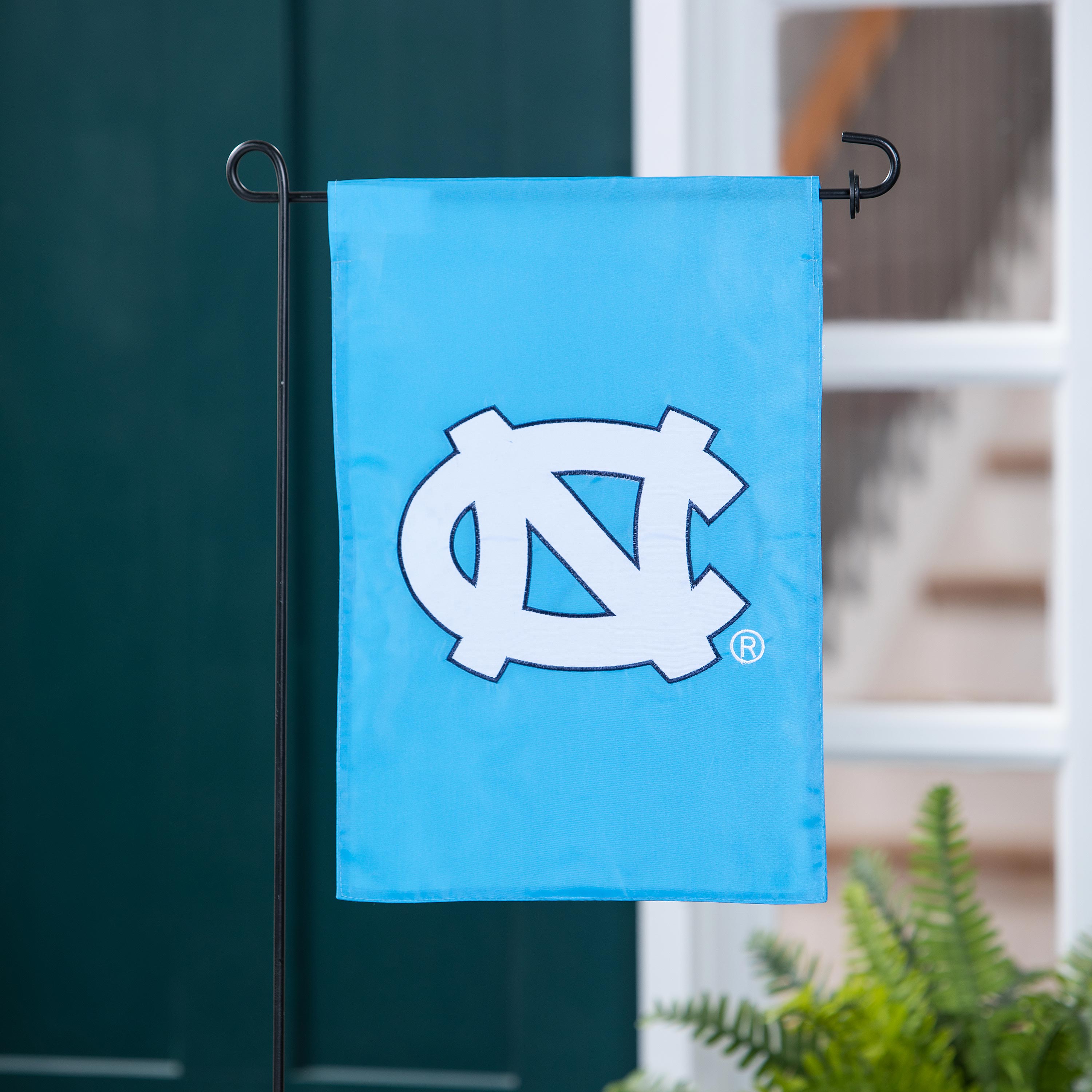 University of North Carolina Applique Garden Flag