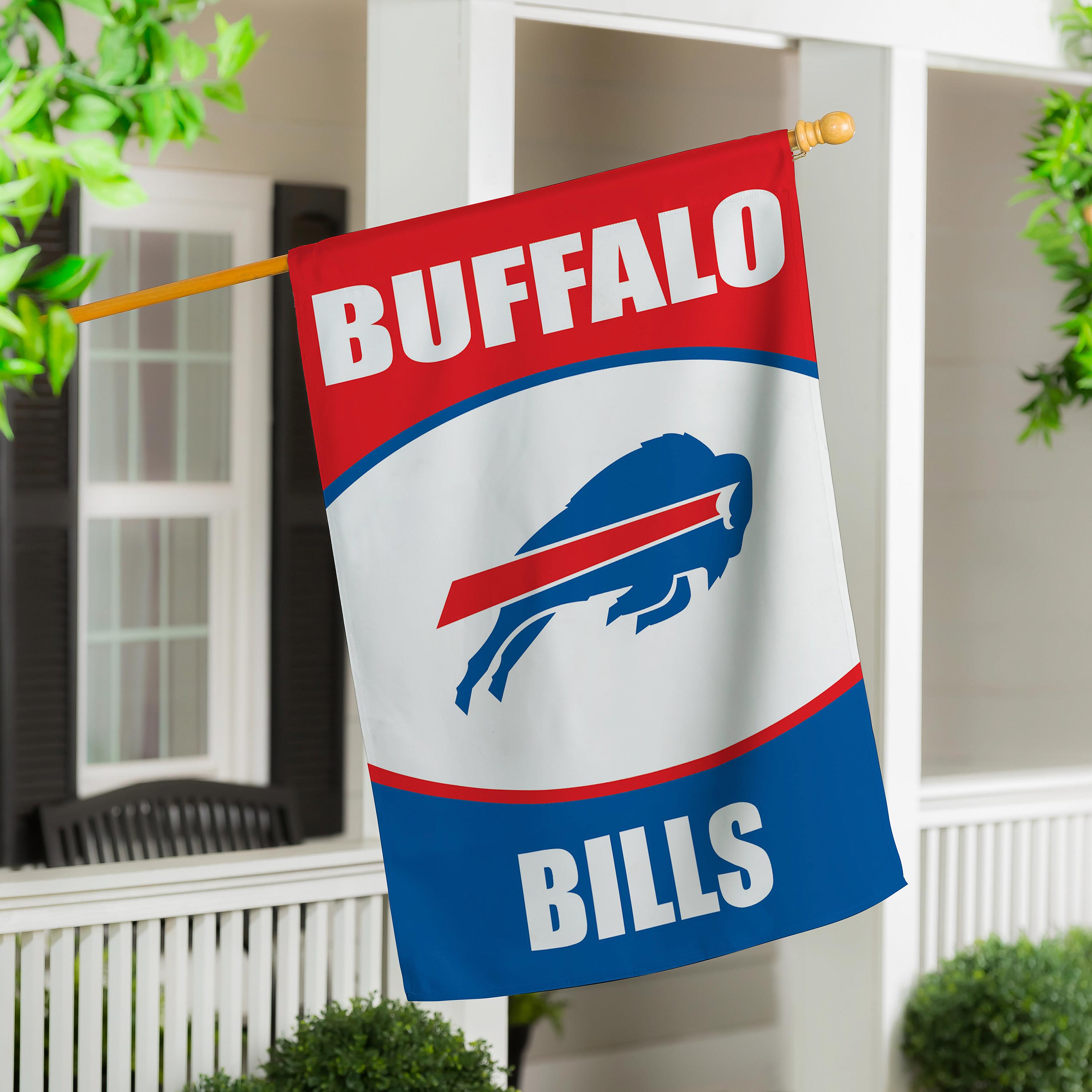 Buffalo Bills Suede House Flag
