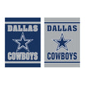 Embossed Suede Flag, House Size, Dallas Cowboys