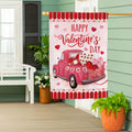 Truck Full Of Love Suede House Flag