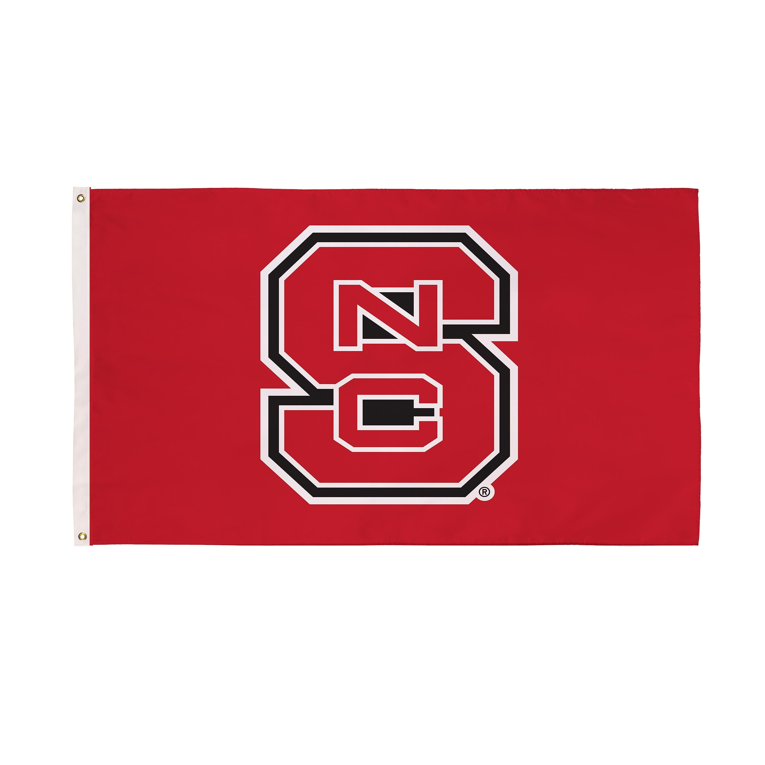 North Carolina State University Single Sided Flag w/ 2 Grommets, 3'x5'