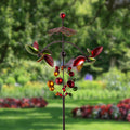 Metal Wind Spinner, Multi Spin, 83"H