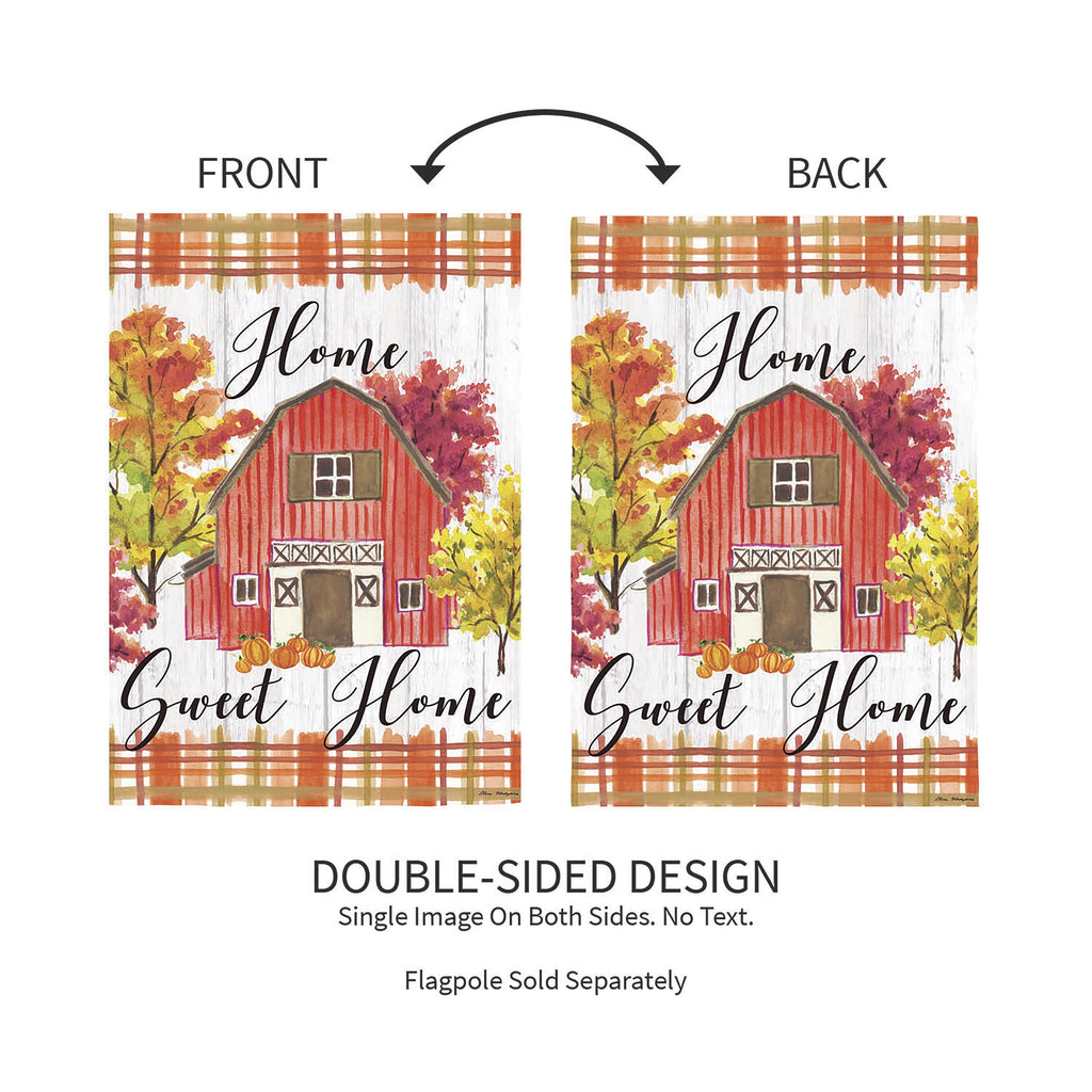 Home Sweet Home Moire Garden Flag