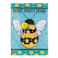 Home Sweet Home Bee Applique Garden Flag