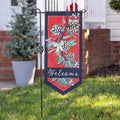 Winter Pine Welcome Garden Flag