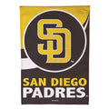 San Diego Padres Burlap House Flag