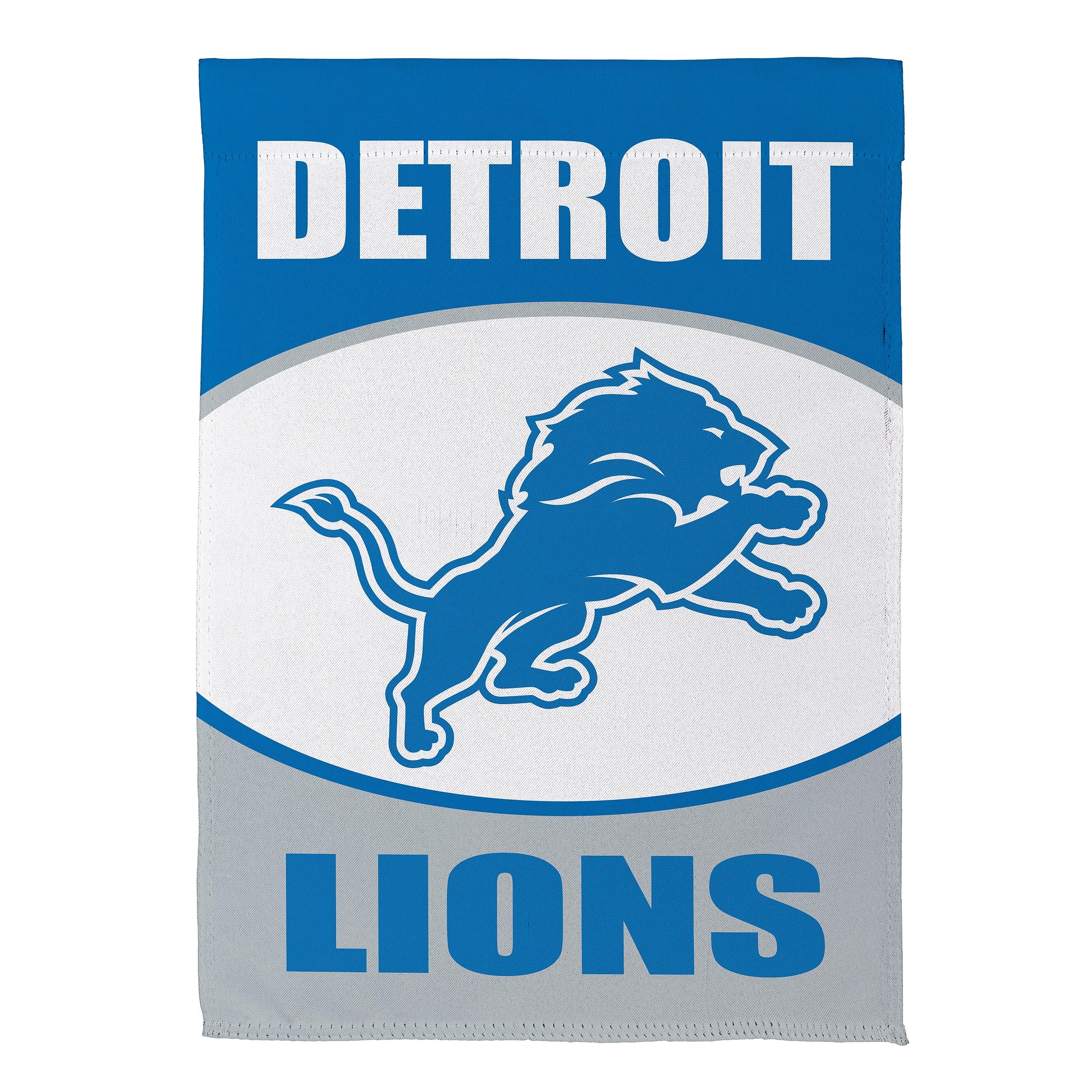 Detroit Lions Suede Garden Flag