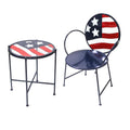 American National Flag Chair/Side Table Set