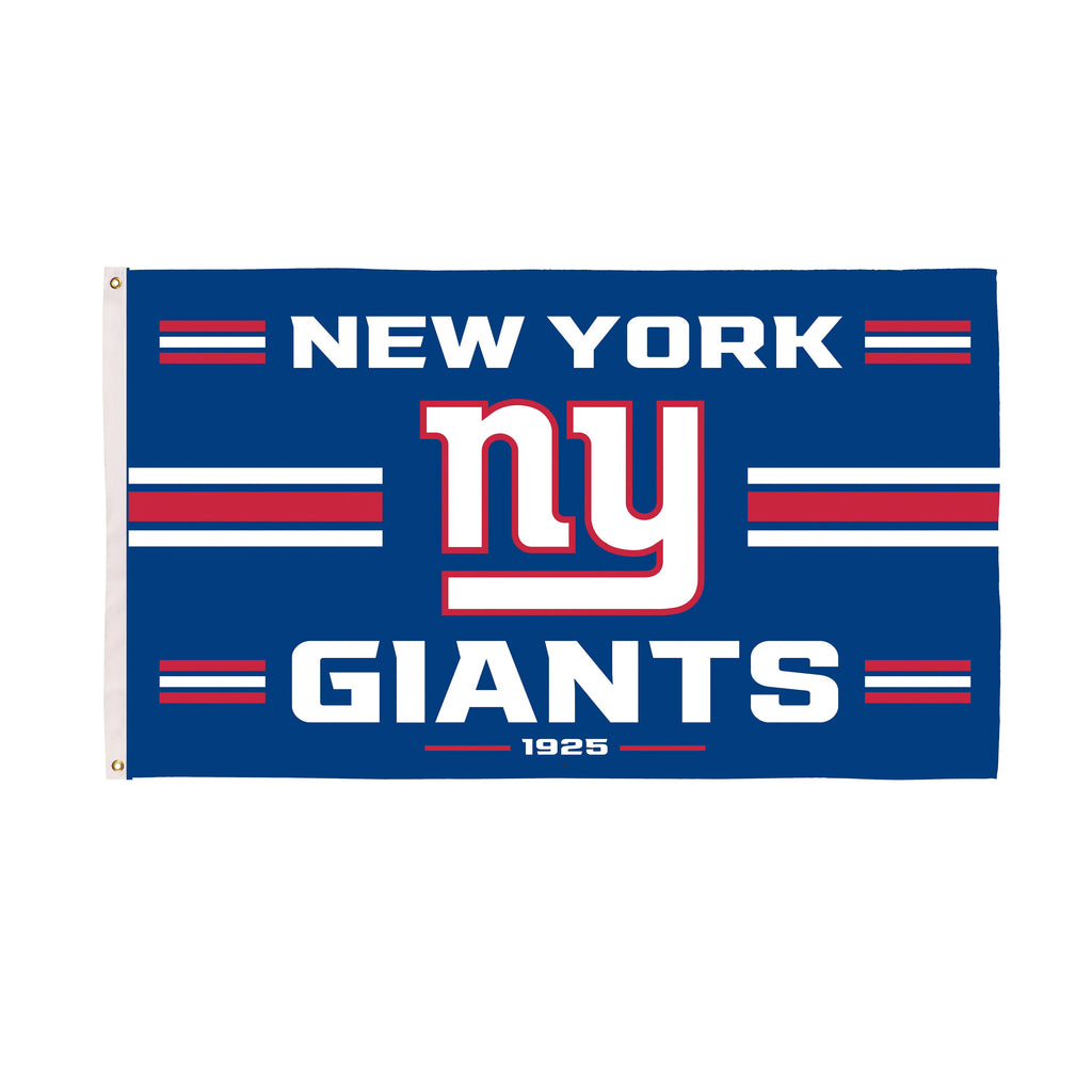 New York Giants Single Sided Flag with 2 Grommets, 3'x5'