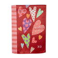 Hearts of Love Suede Garden Flag