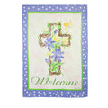 Easter Welcome Suede House Flag
