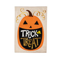 Trick-or-Treat Pumpkin Garden Burlap Flag