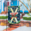 Ski Bum's Suede Garden Flag