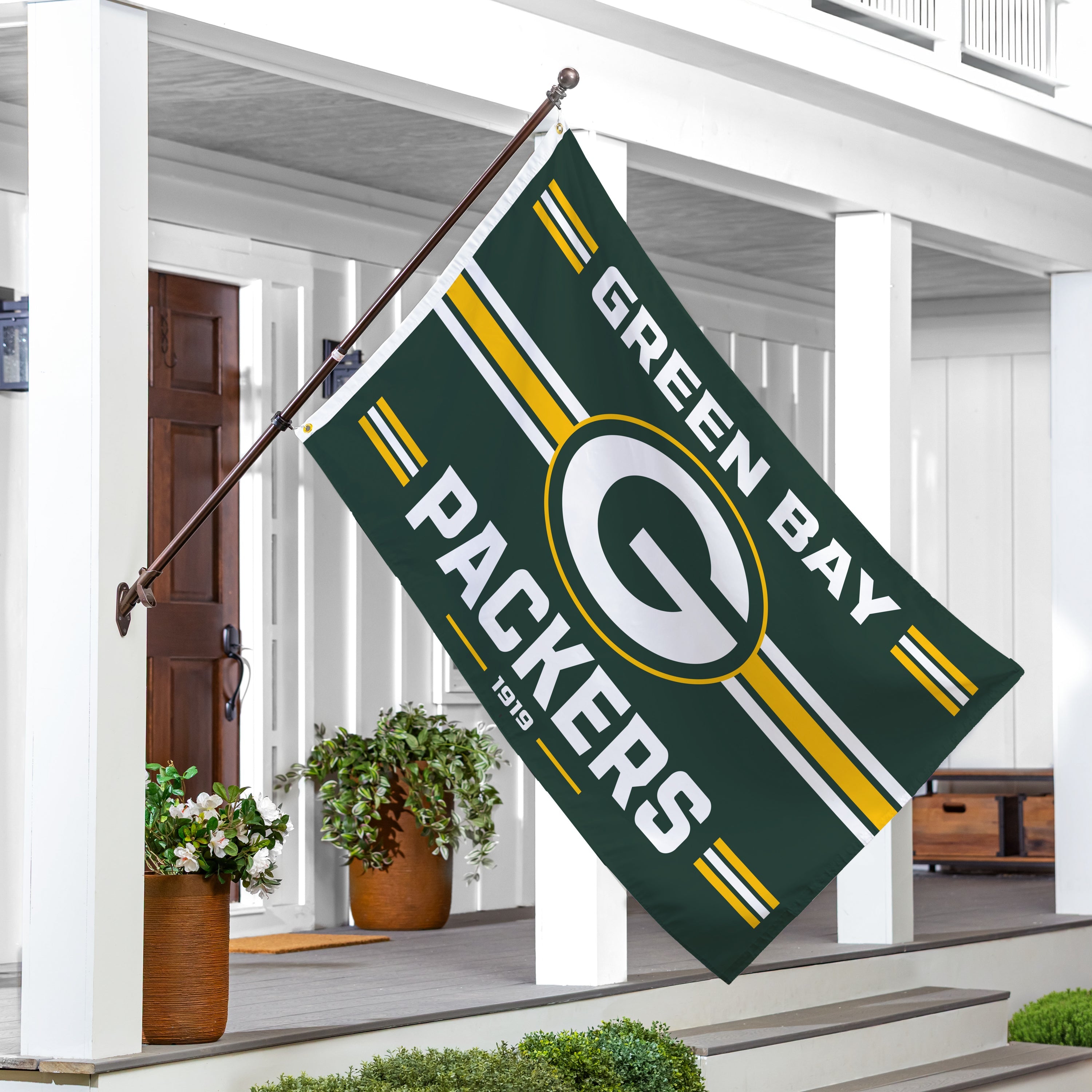Green Bay Packers Single Sided Estate Flag with 2 Grommets, 3'x5'