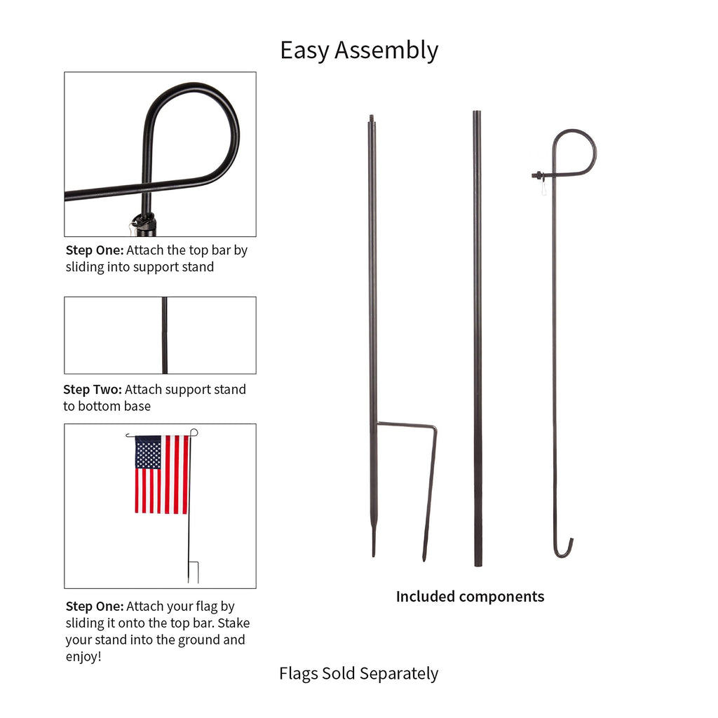Iron House Flag Stand