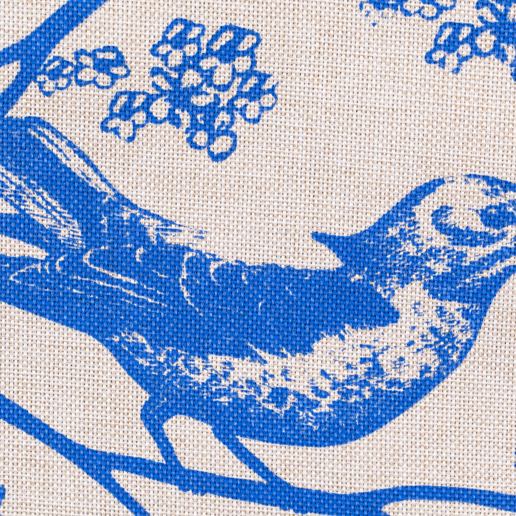 Birds in Bloom Garden Burlap Flag