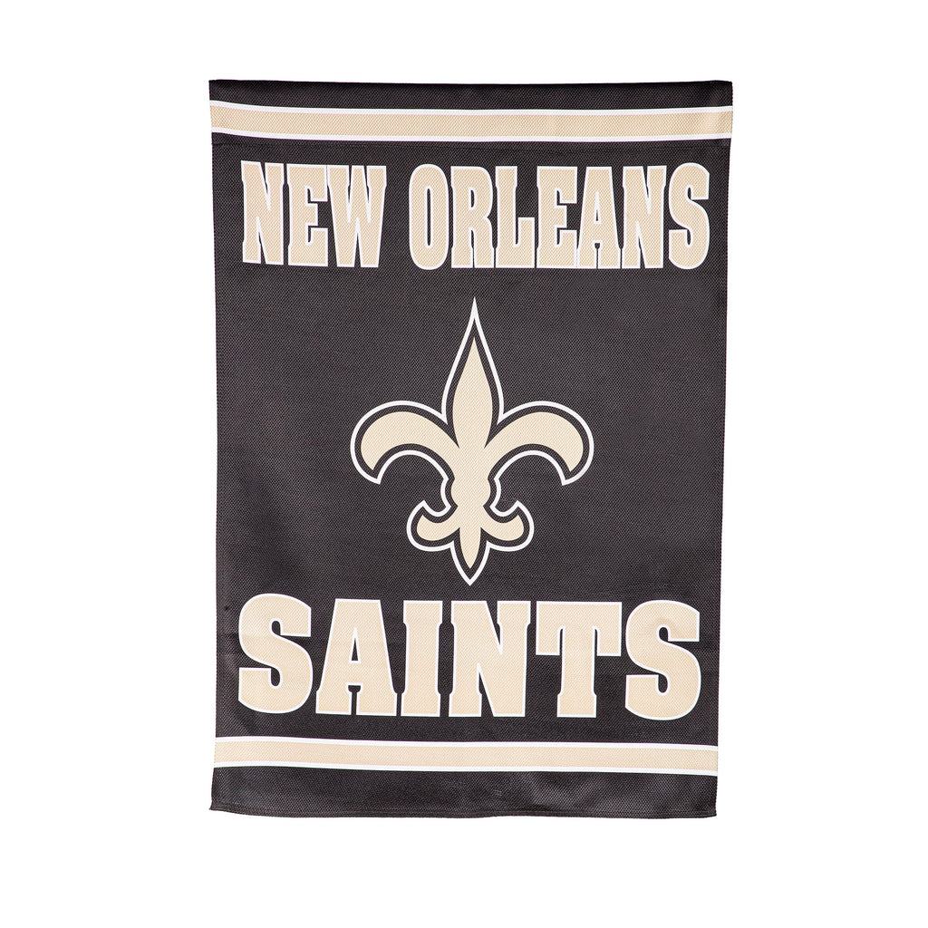 Embossed Suede Flag, House Size, New Orleans Saints