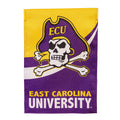 East Carolina University Burlap Flag GDN Size