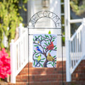 Welcome Garden Flag Arbor Stand