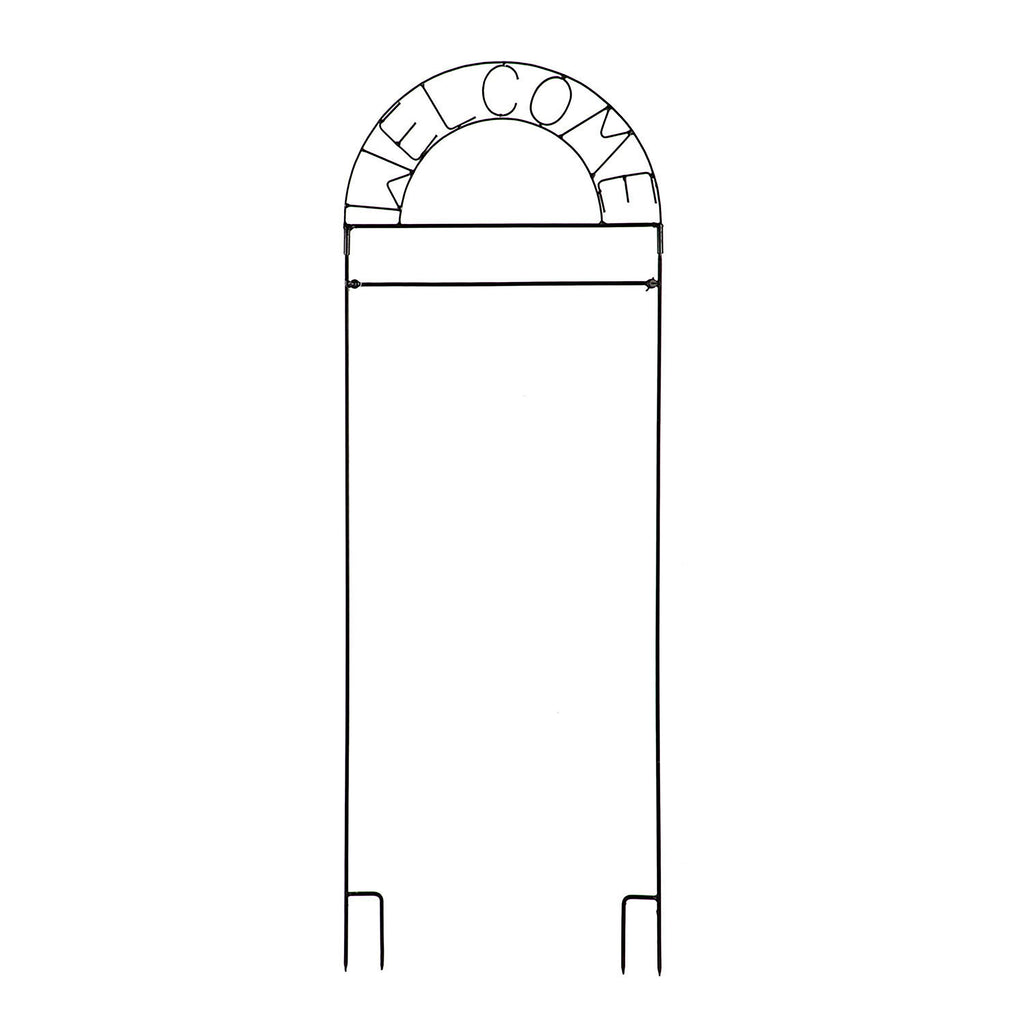 Welcome Garden Flag Arbor Stand