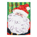 Ho Ho Ho Santa Applique House Flag