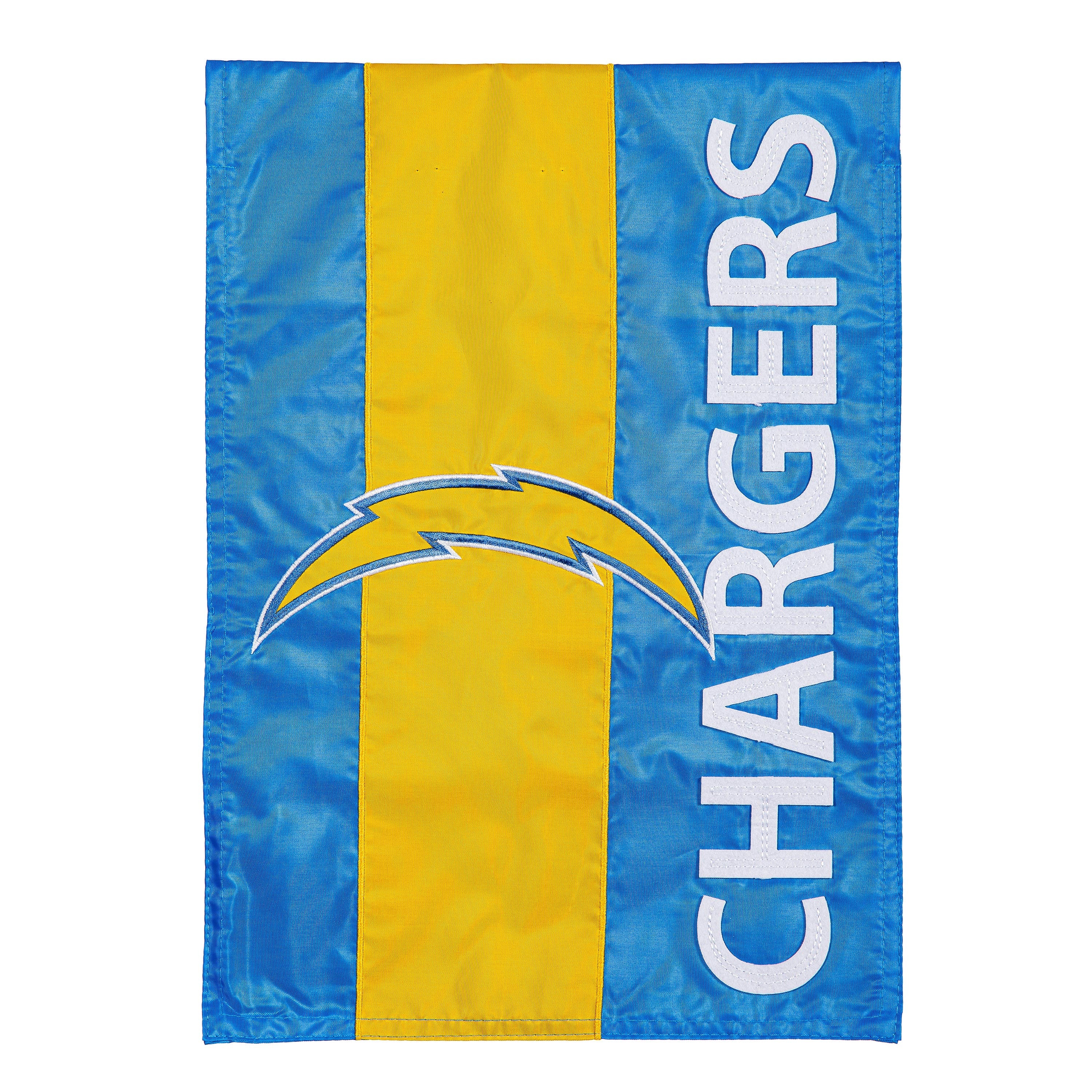 LA Chargers Embellished Garden Flag