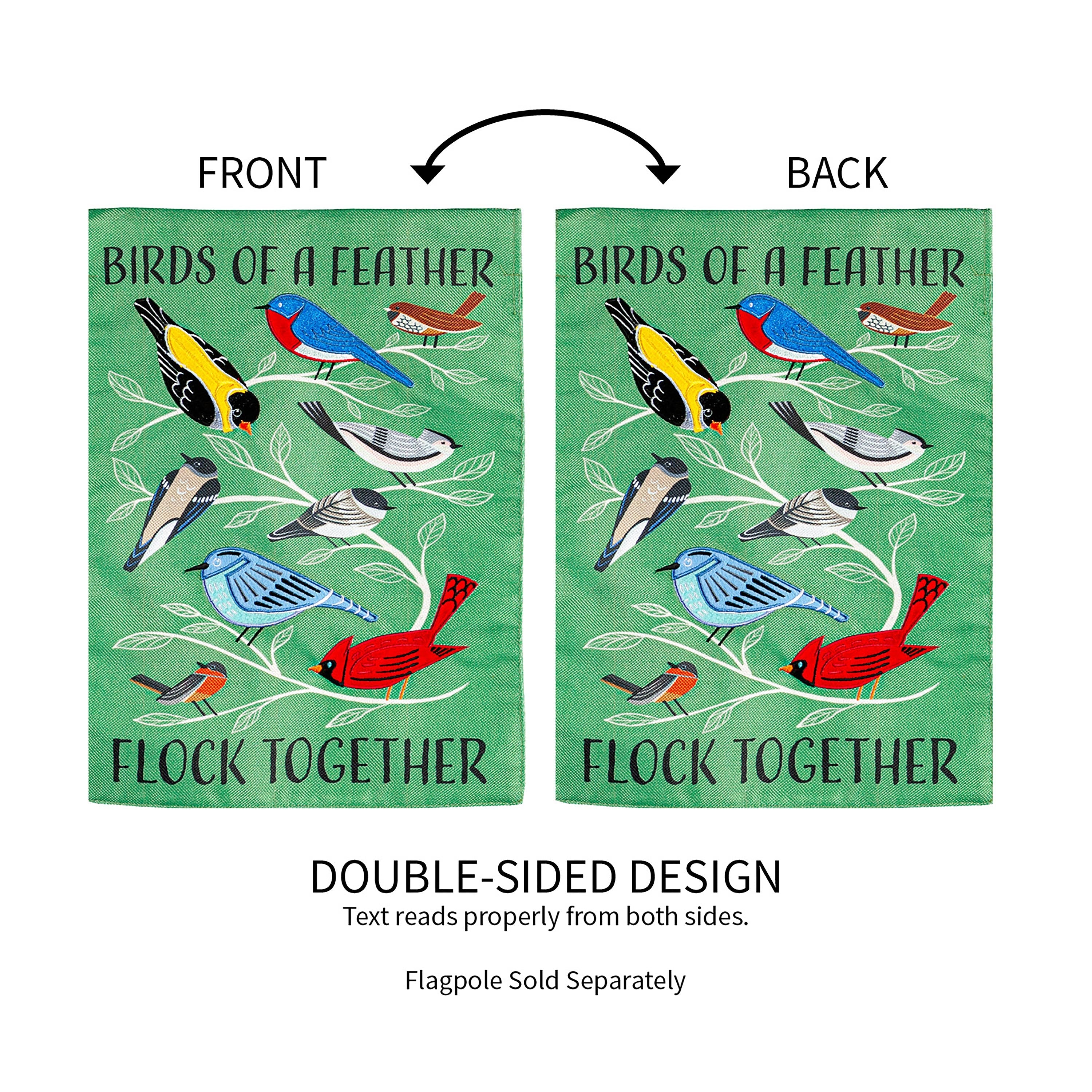 Flock Together Garden Flag