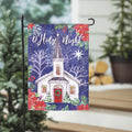 Holy Night Moire Garden Flag