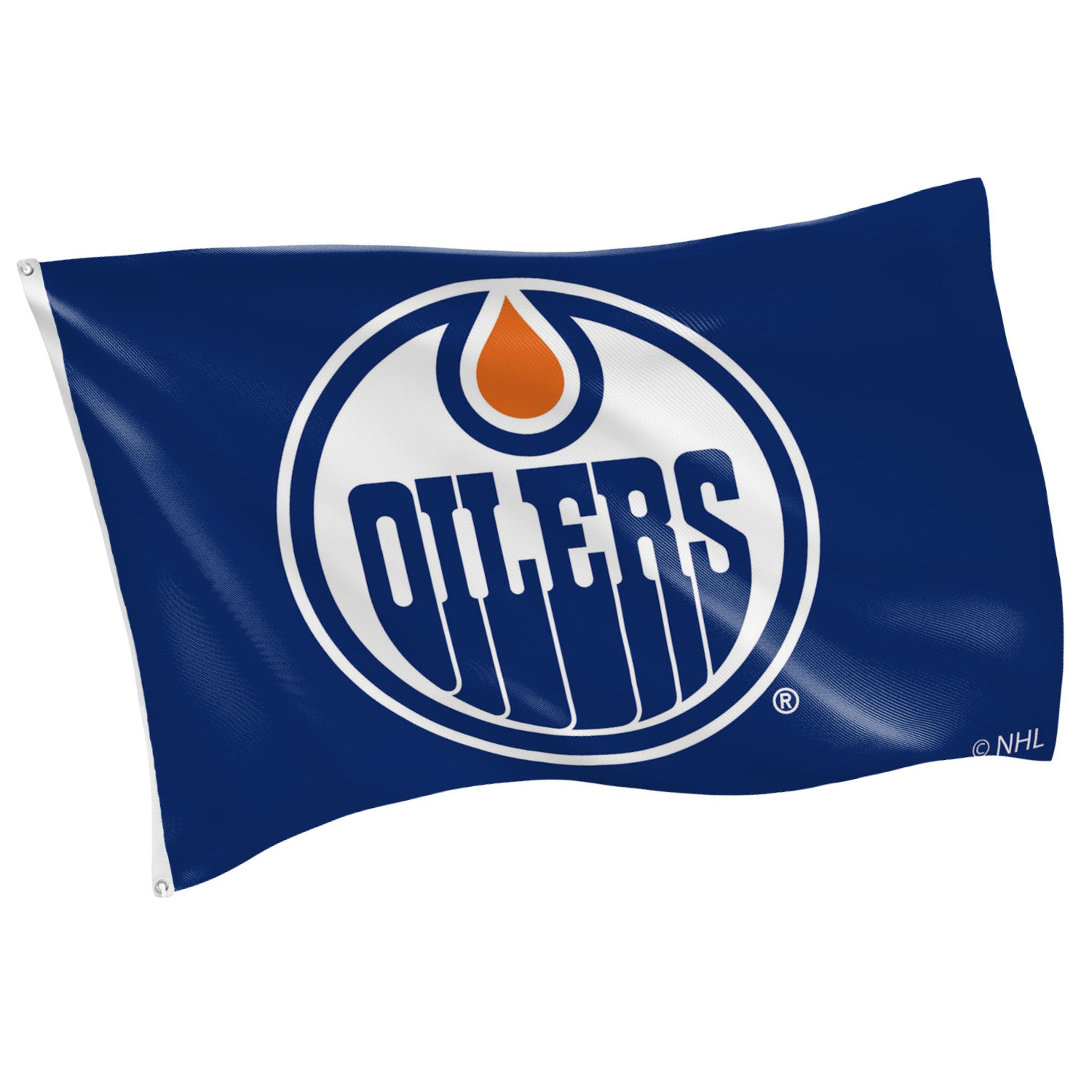 Edmonton Oilers Single Sided Flag w/ 2 Grommets, 3'x5'