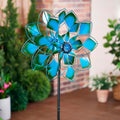 Diamond Petal Spinner, Blue